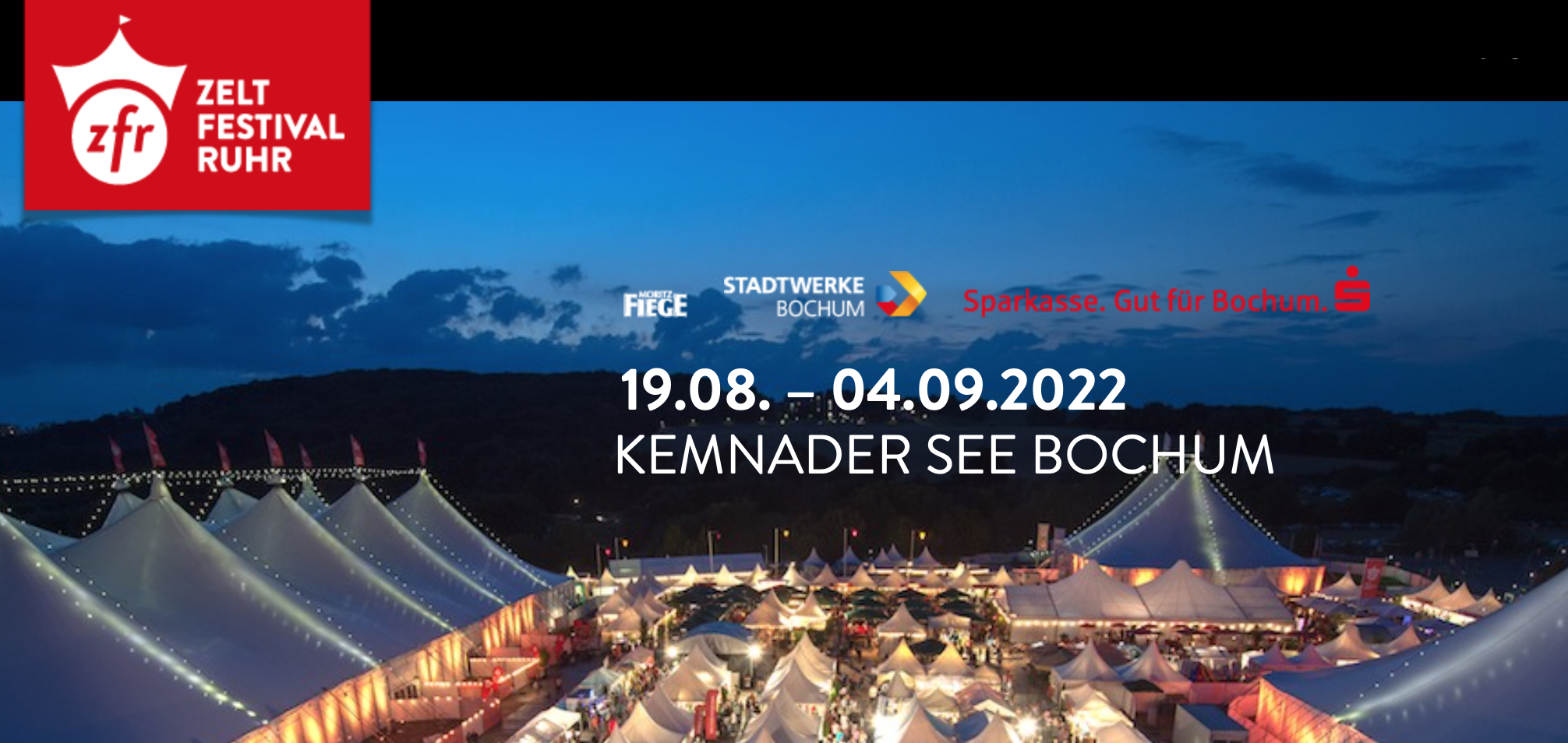 Markt der Möglichkeiten auf dem Zeltfestival Ruhr